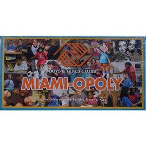 Miami Opoly Board Game Boys & Girls Club